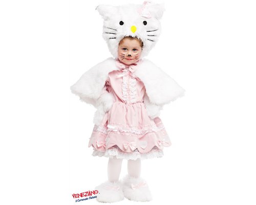 Costume di carnevale PICCOLA GATTINA LUSSO